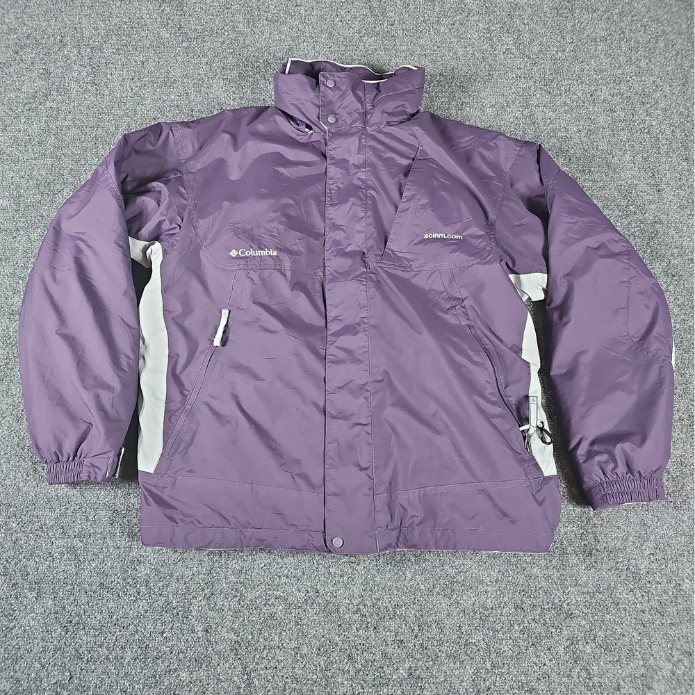 Columbia Albuquerque Balloon Festival 2006 Jacket Mens Medium Purple 3-in-1 Coat